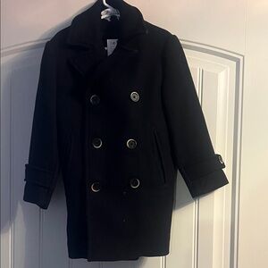 Zara Kids Black Pea Coat